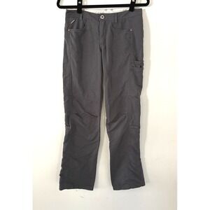 Patagonia‎ Womens Size 4 Gray Nylon Blend Hiking Climbing Outdoor Cargo Pants